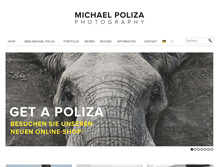 Tablet Screenshot of michaelpoliza.com